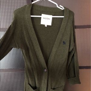 Abercrombie 3/4 Sleeve Cardigan Sweater